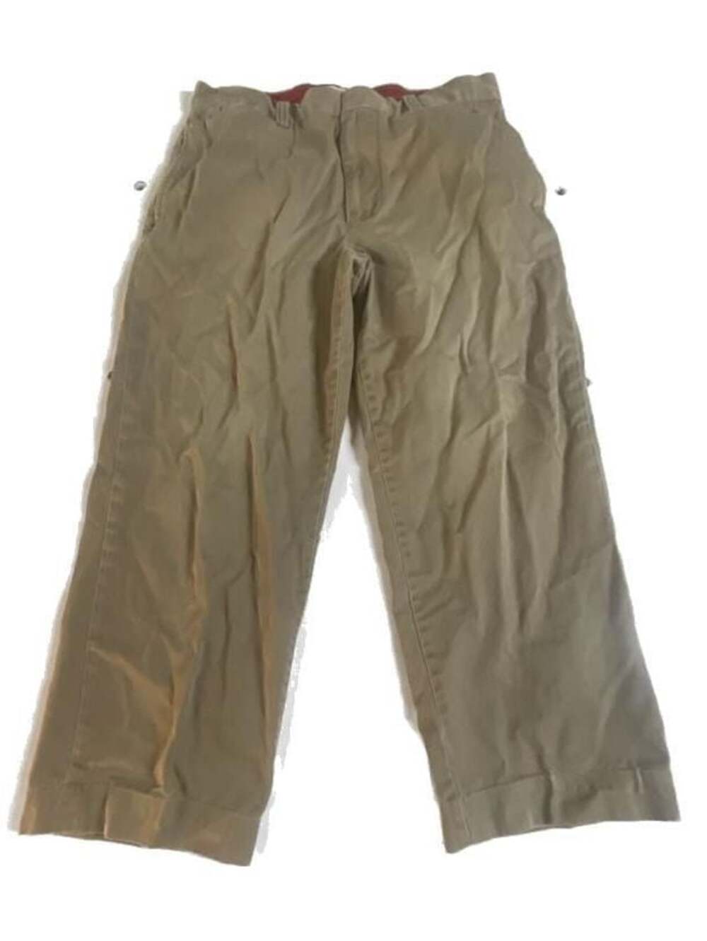 Dockers Men's Relaxed Fit Flat Front 100% Cotton Khaki Chino Pants Size 34x29